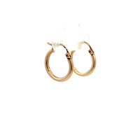 10kt Yellow Gold Huggie Hoop Earrings