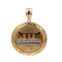 14kt Two Tone Last Supper Pendant