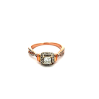 14kt Rose Gold .50ct tw Diamond Engagement Ring