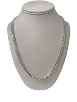 0.925% Sterling Silver 24" 5.5mm Cuban Link Chain 