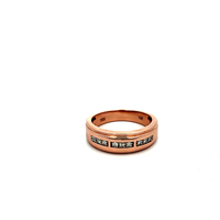 10kt Rose Gold .20ct tw Diamond Band Ring 