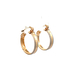 14kt Two Told Hoop Earrings