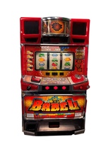 BABEL SLOT MACHINE WITH TOKENS AND KEY