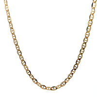 14kt Yellow Gold 20" 4mm Mariner Link Chain