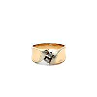 14kt Yellow Gold .10ct tw Diamond Ring