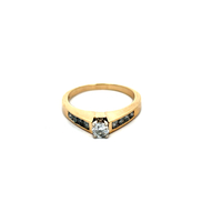 14kt Yellow Gold .50ct tw Diamond Engagement Ring