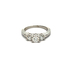 Platinum 1.00ct tw Diamond 3 Stone Ring