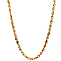 10kt Yellow Gold 20" 3.75mm Rope Chain