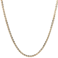 10kt Yellow Gold 18" 2.5mm Mariner Link Chain