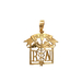 14kt Yellow Gold Nurse Pendant