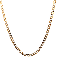 14kt Yellow Gold 22" 3.25mm Curb Link Chain 