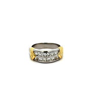 Platinum & 18kt 1.20ct tw Diamond Band 