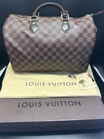 Louis Vuitton Speedy Bandouliere 35 - Damier Ebene