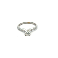 14kt White Gold 46ct Round I1 G Diamond Engagement Ring