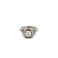 18kt White Gold 1.56ct tw Diamond Engagement Ring