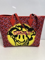 Versace Medusa Le Greca Canvas Tote 
