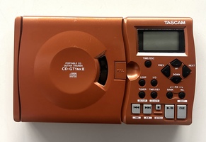 TASCAM CD-GT1MKII Portable CD Guitar Trainer – Red – Model CD-GT1MKII