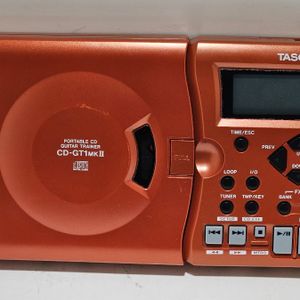 TASCAM CD-GT1MKII Portable CD Guitar Trainer – Red – Model CD-GT1MKII