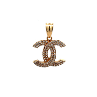 14kt Yellow Gold CZ Pendant 