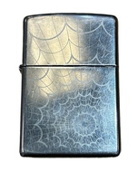  Zippo Windproof Silver Pocket Spider Web Lighter