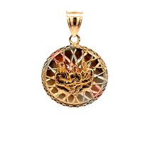 14kt Tri-Color Religious Pendant