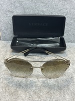 Versace Round Sunglasses VE2184 Metal Frame Round Lens