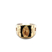 10kt Yellow Gold Onyx Virgin Mary Ring