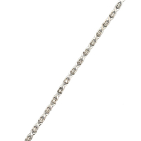 10kt White Gold 7" Diamond Bracelet