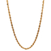 10kt Yellow Gold 20" 3mm Hollow Rope