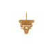 14kt Yellow Gold Chicago Bulls Pendant