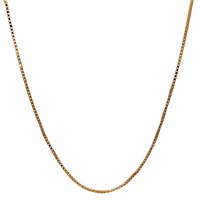 14kt Yellow Gold 24" .5mm Box Chain