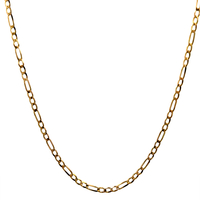 14kt Yellow Gold 22" 2.25mm Figaro Link Chain 