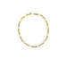 18kt Yellow Gold 7" 3mm Figaro Link Bracelet 