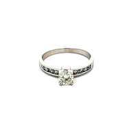 14kt White Gold .75ct tw Diamond Engagement Ring