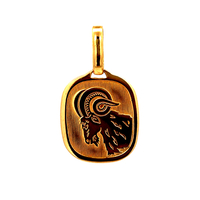 18kt Yellow Gold Capricorn Pendant