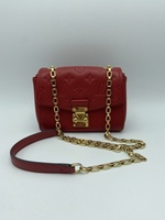 Louis Vuitton Empreinte Saint Germain PM Cherry Handbag  