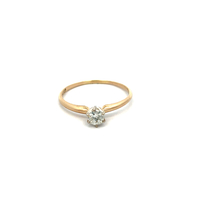 14kt Yellow Gold .25ct Diamond Solitaire Ring