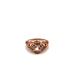 14kt Rose Gold .25ct tw Diamond & Light Pink Stone Ring