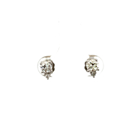 14kt White Gold .80ct tw Diamond Stud Earrings