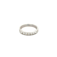 14kt White Gold .50ct tw Diamond Band Ring