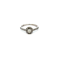 14kt White Gold .50ct tw Diamond Halo Ring