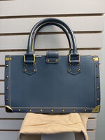 Louis Vuitton Blue Leather Suhali Le Fabuleux Bag 