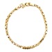 14kt Yellow Gold 9" 3.25mm Byzantine Link Bracelet