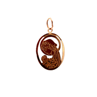 14kt Yellow Gold Mother & Child Pendant