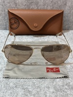 RayBan sunglasses Aviator 58 mm Gold Frame 