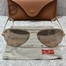 RayBan sunglasses Aviator 58 mm Gold Frame 