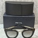 Prada Women's Sunglasses SPR09Q Black Gold Detail