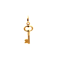 18kt Yellow Gold Key Pendant