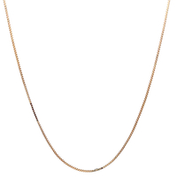 14kt Yellow Gold 18" .50mm Box Link Chain