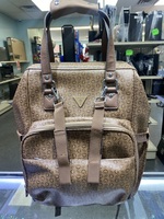 Guess Mocha Brown Backpack/ Diaper Bag